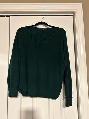 French Connection Emerald Green Crewneck Sweater